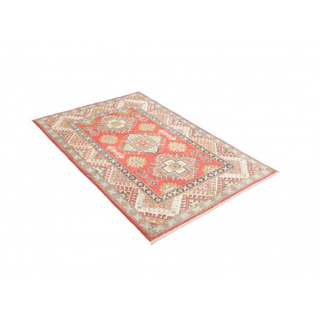 Tappeto Kazak Afghanistan marrone giallo 100x149