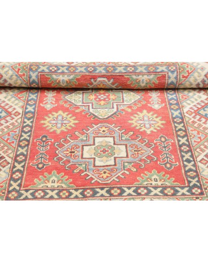 Tappeto Kazak Afghanistan marrone giallo 100x149