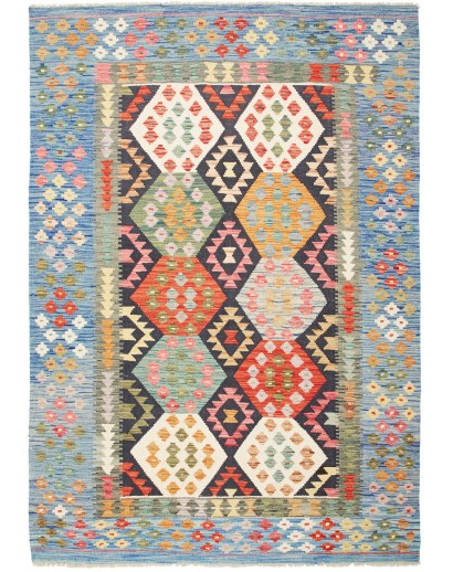 Tappeto Kilim Afghanistan beige marrone 167x239