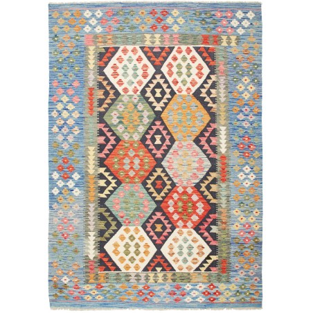 Tappeto Kilim Afghanistan beige marrone 167x239