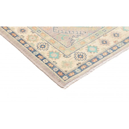 Tappeto Kazak Afghanistan bianco azzurro 98x161