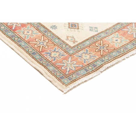 Tappeto Kazak Afghanistan bianco azzurro 105x160