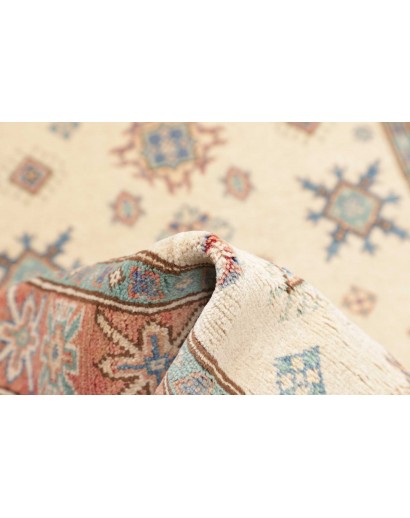 Tappeto Kazak Afghanistan bianco azzurro 105x160