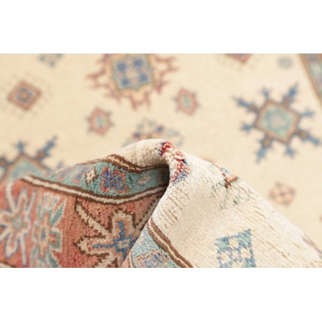 Tappeto Kazak Afghanistan bianco azzurro 105x160