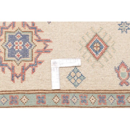 Tappeto Kazak Afghanistan bianco azzurro 105x160