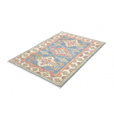 Tappeto Kazak Afghanistan beige grigio 102x142