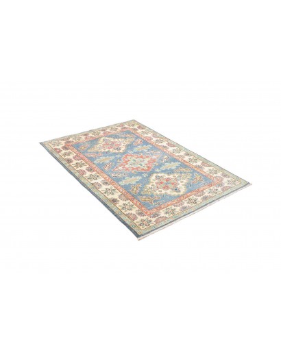 Tappeto Kazak Afghanistan beige grigio 102x142