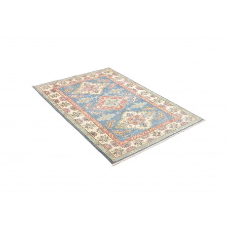 Tappeto Kazak Afghanistan beige grigio 102x142