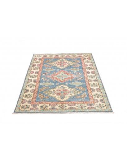 Tappeto Kazak Afghanistan beige grigio 102x142