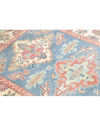 Tappeto Kazak Afghanistan beige grigio 102x142