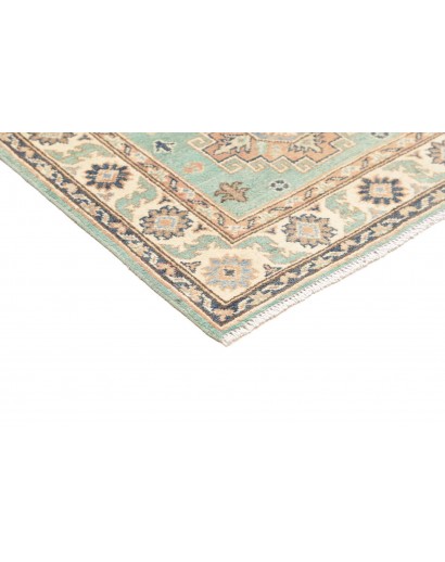 Tappeto Kazak Afghanistan beige azzurro 80x121
