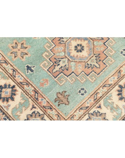Tappeto Kazak Afghanistan beige azzurro 80x121