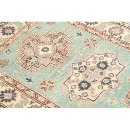 Tappeto Kazak Afghanistan beige azzurro 80x121