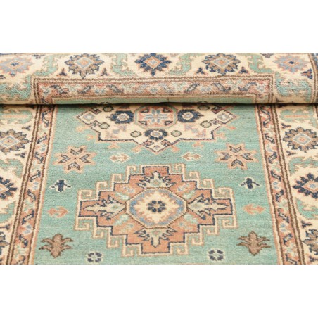 Tappeto Kazak Afghanistan beige azzurro 80x121
