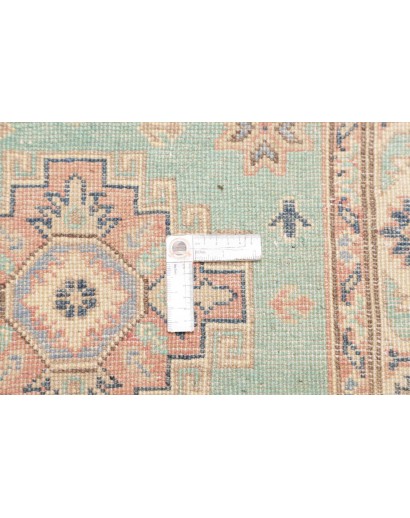 Tappeto Kazak Afghanistan beige azzurro 80x121