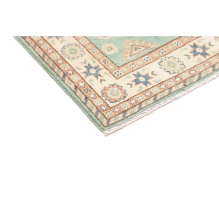 Tappeto Kazak Afghanistan beige azzurro 82x126