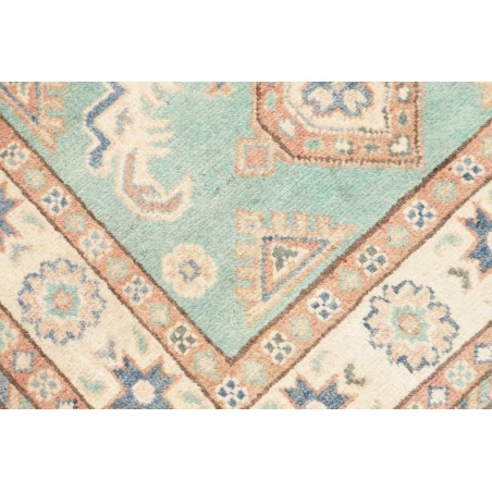 Tappeto Kazak Afghanistan beige azzurro 82x126