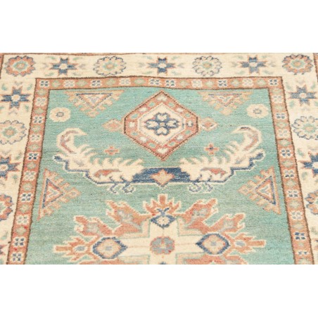 Tappeto Kazak Afghanistan beige azzurro 82x126