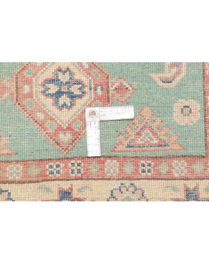 Tappeto Kazak Afghanistan beige azzurro 82x126