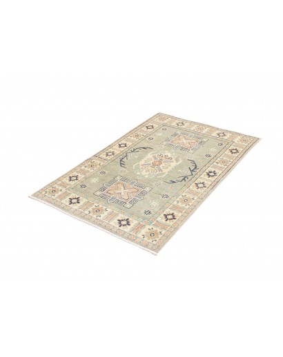 Tappeto Kazak Afghanistan bianco 81x125