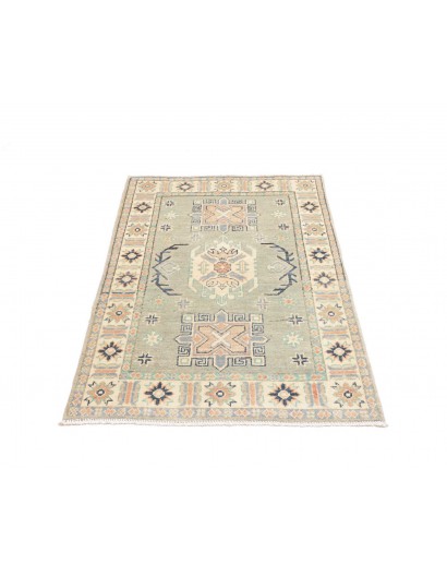Tappeto Kazak Afghanistan bianco 81x125