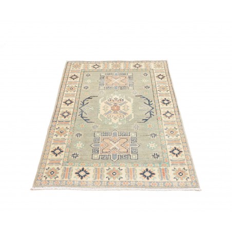 Tappeto Kazak Afghanistan bianco 81x125