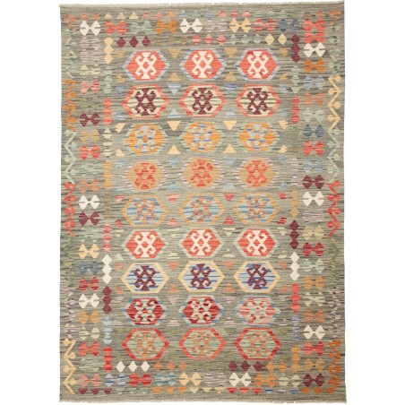Tappeto Kilim Afghanistan marrone 169x234