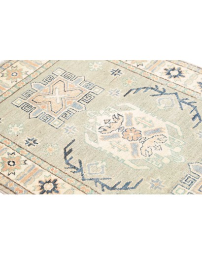 Tappeto Kazak Afghanistan bianco 81x125