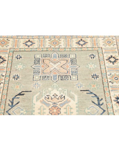 Tappeto Kazak Afghanistan bianco 81x125