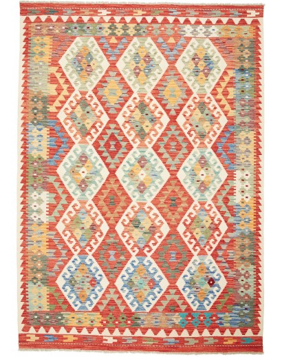 Tappeto Kilim Afghanistan marrone 176x248