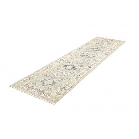 Tappeto Kazak Afghanistan bianco 78x291