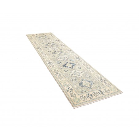 Tappeto Kazak Afghanistan bianco 78x291