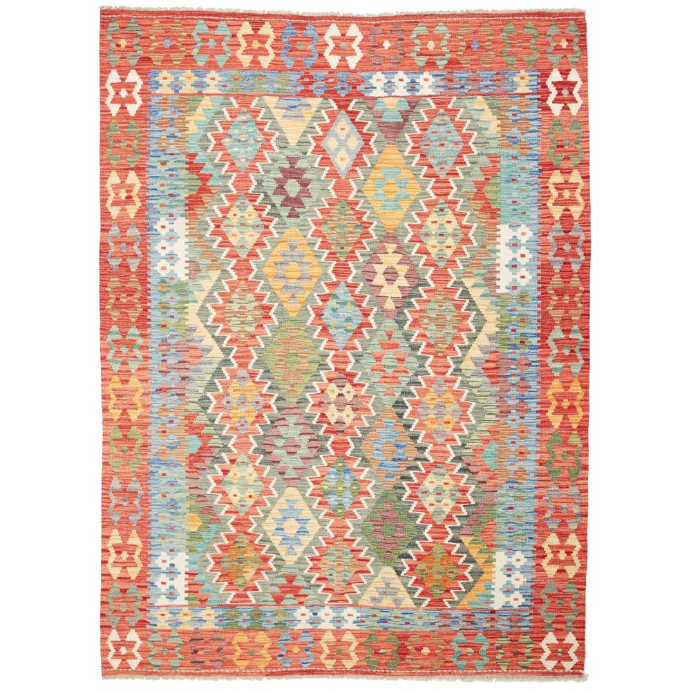 Tappeto Kilim Afghanistan marrone 178x240 Tappeto Kilim Afghanistan marrone 178x240