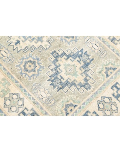 Tappeto Kazak Afghanistan bianco 78x291