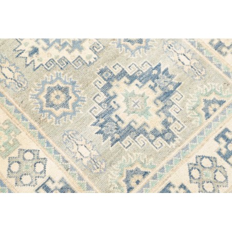 Tappeto Kazak Afghanistan bianco 78x291