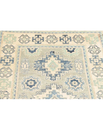 Tappeto Kazak Afghanistan bianco 78x291