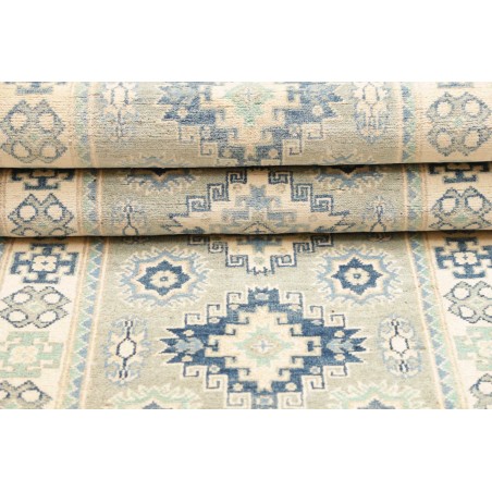 Tappeto Kazak Afghanistan bianco 78x291