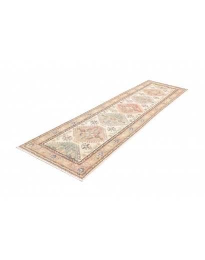 Tappeto Kazak Afghanistan beige giallo 82x296