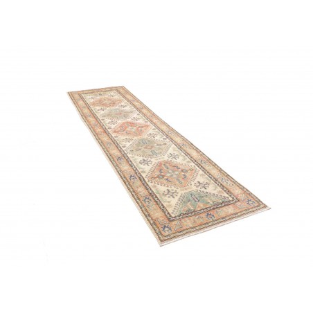 Tappeto Kazak Afghanistan beige giallo 82x296