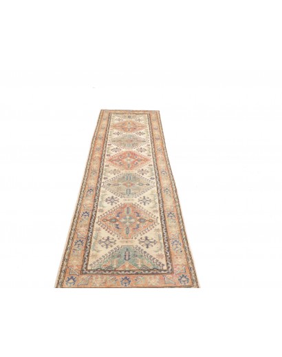 Tappeto Kazak Afghanistan beige giallo 82x296
