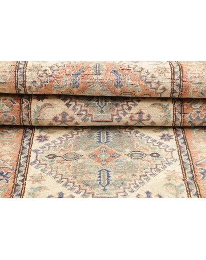 Tappeto Kazak Afghanistan beige giallo 82x296