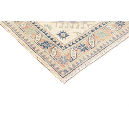 Tappeto Kazak Afghanistan bianco giallo 82x296