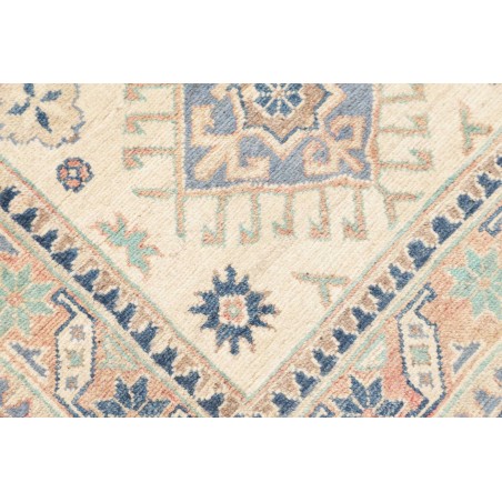 Tappeto Kazak Afghanistan bianco giallo 82x296