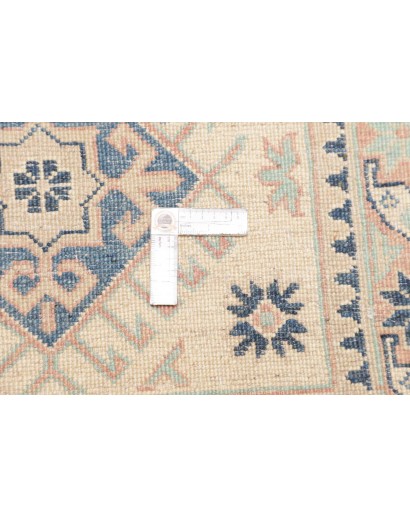 Tappeto Kazak Afghanistan bianco giallo 82x296
