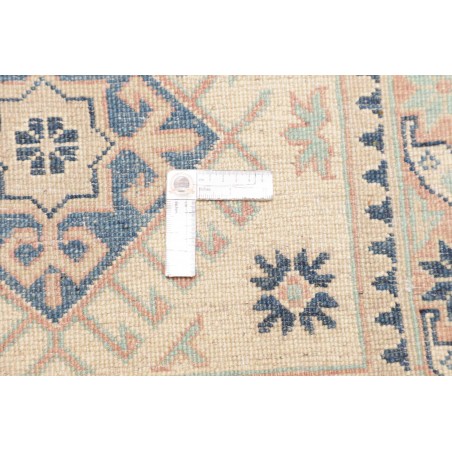 Tappeto Kazak Afghanistan bianco giallo 82x296
