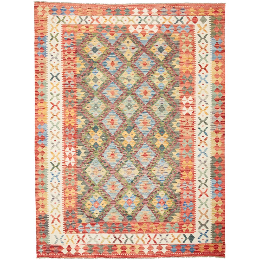 Tappeto Kilim Afghanistan marrone 179x240 Tappeto Kilim Afghanistan marrone 179x240