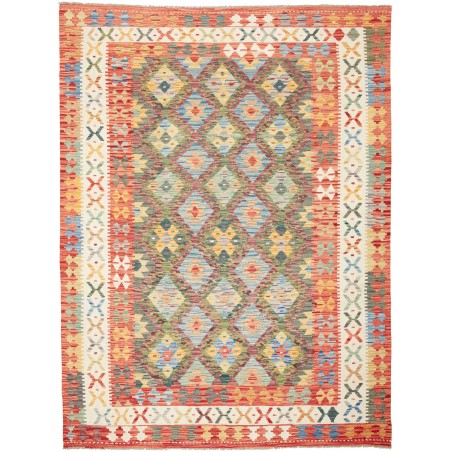 Tappeto Kilim Afghanistan marrone 179x240
