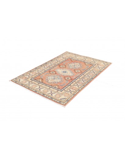 Tappeto Kazak Afghanistan beige marrone 100x147