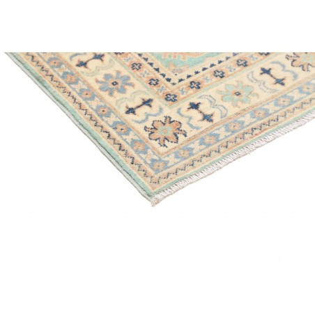 Tappeto Kazak Afghanistan beige azzurro 100x151