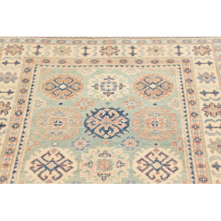 Tappeto Kazak Afghanistan beige azzurro 100x151